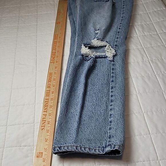 Pascun Distressed Mom Jeans Medium Wash High Rise Women's Size 24 - Picture 10 of 11